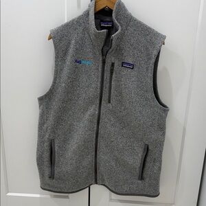 Patagonia Heather Gray sweater Vest XL